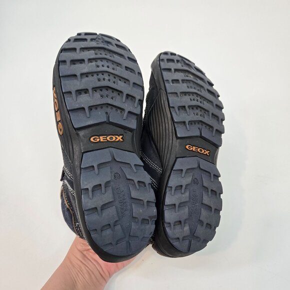 Geox Tex Savage Blue Waterproof Boots Hook & Loop Straps Boy's Size US 3 EU 34 - Picture 9 of 11